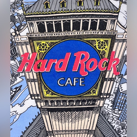 VINTAGE Hard Rock Cafe London Tee Sz Medium - Picture 8 of 9